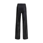 L'Agence Black Cotton Casual Pants