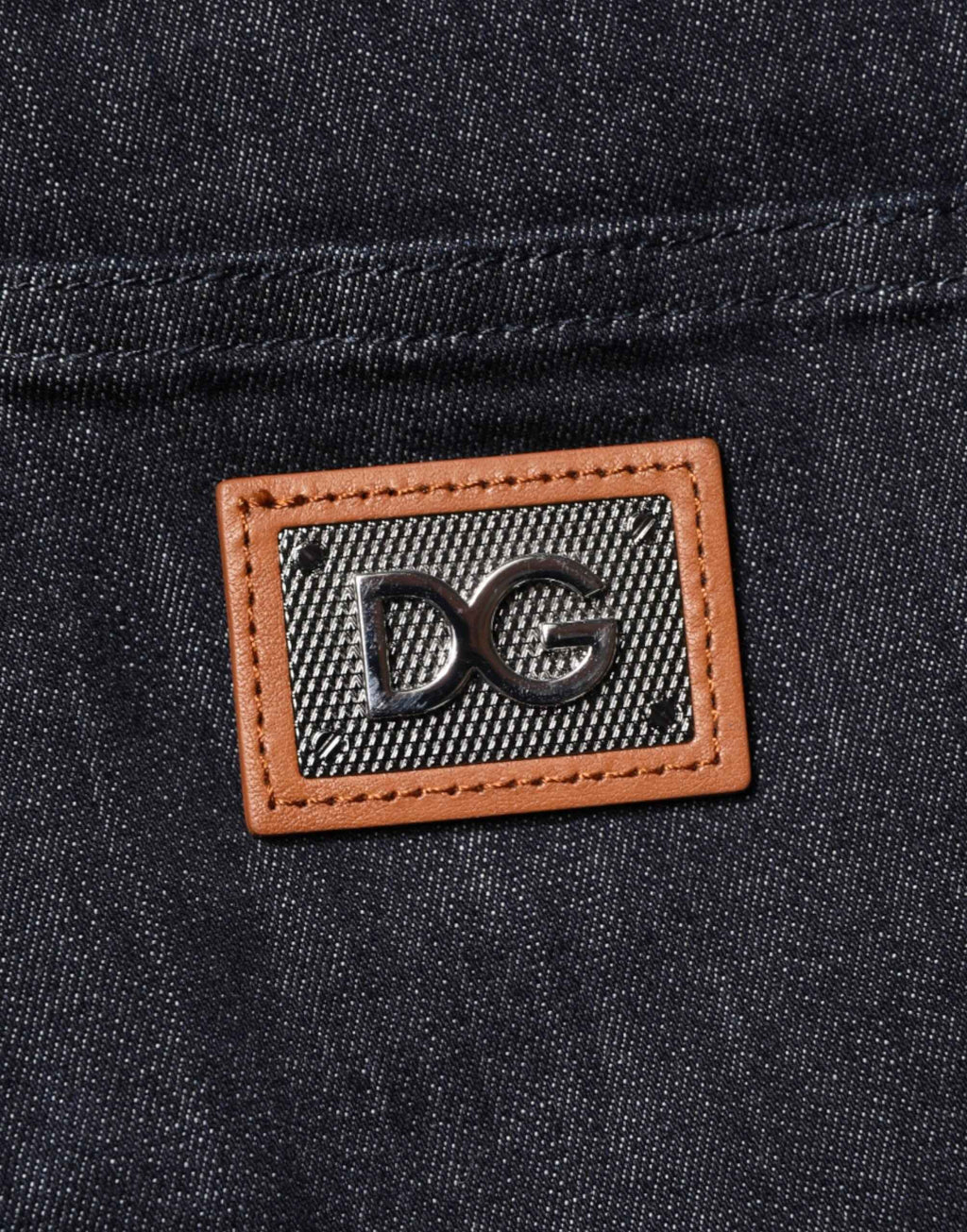 Dolce & Gabbana Black Cotton Stretch Skinny Denim Men Jeans