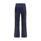 L'Agence Blue Cotton High-Waisted Jean