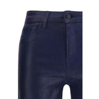 L'Agence Blue Cotton High-Waisted Jean