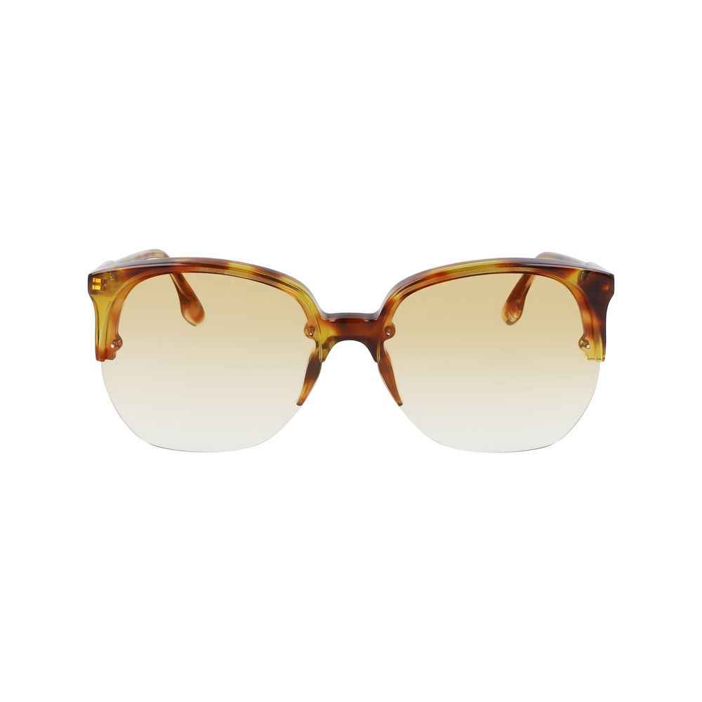 Victoria Beckham Brown Acetate Sunglasses