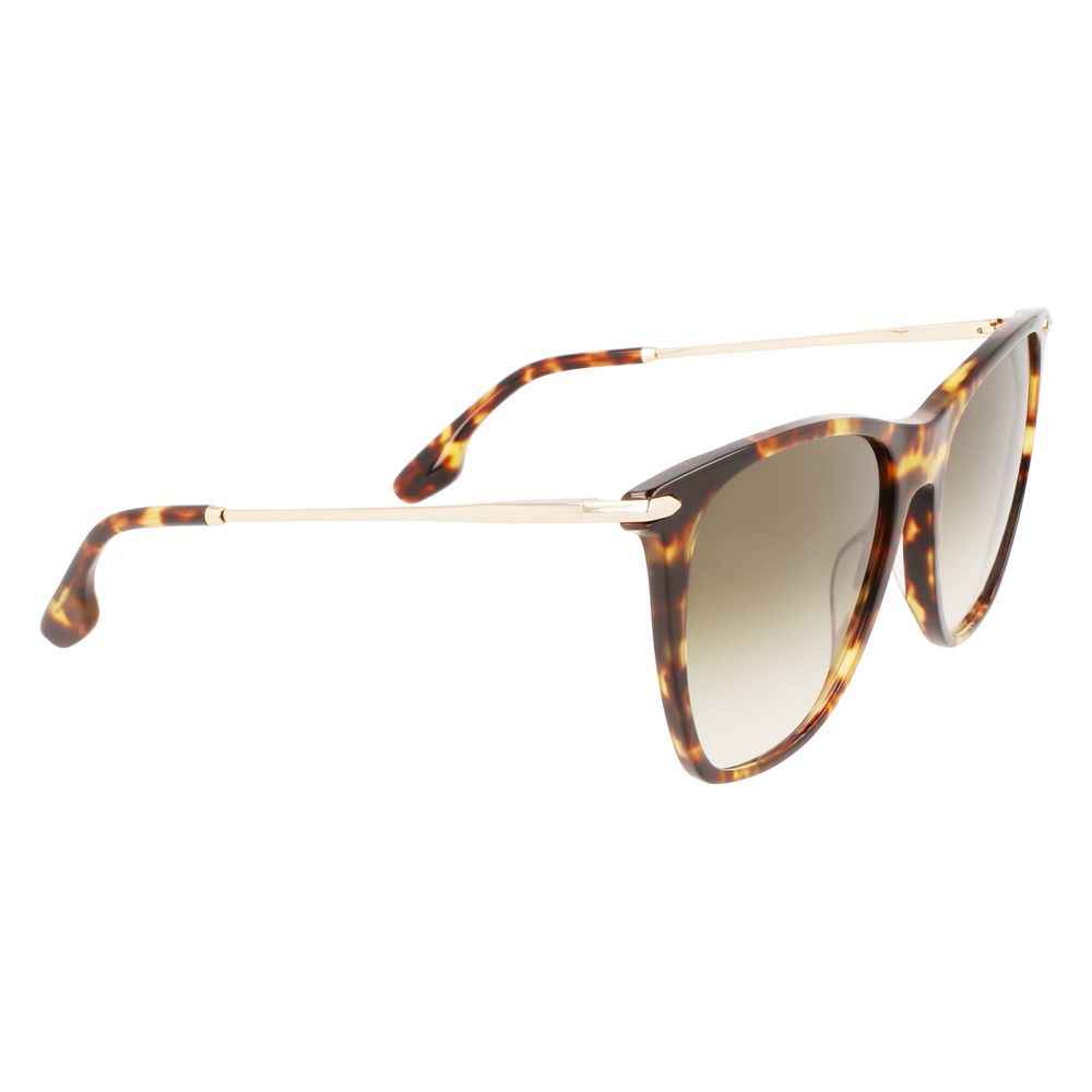 Victoria Beckham Brown Acetate Sunglasses