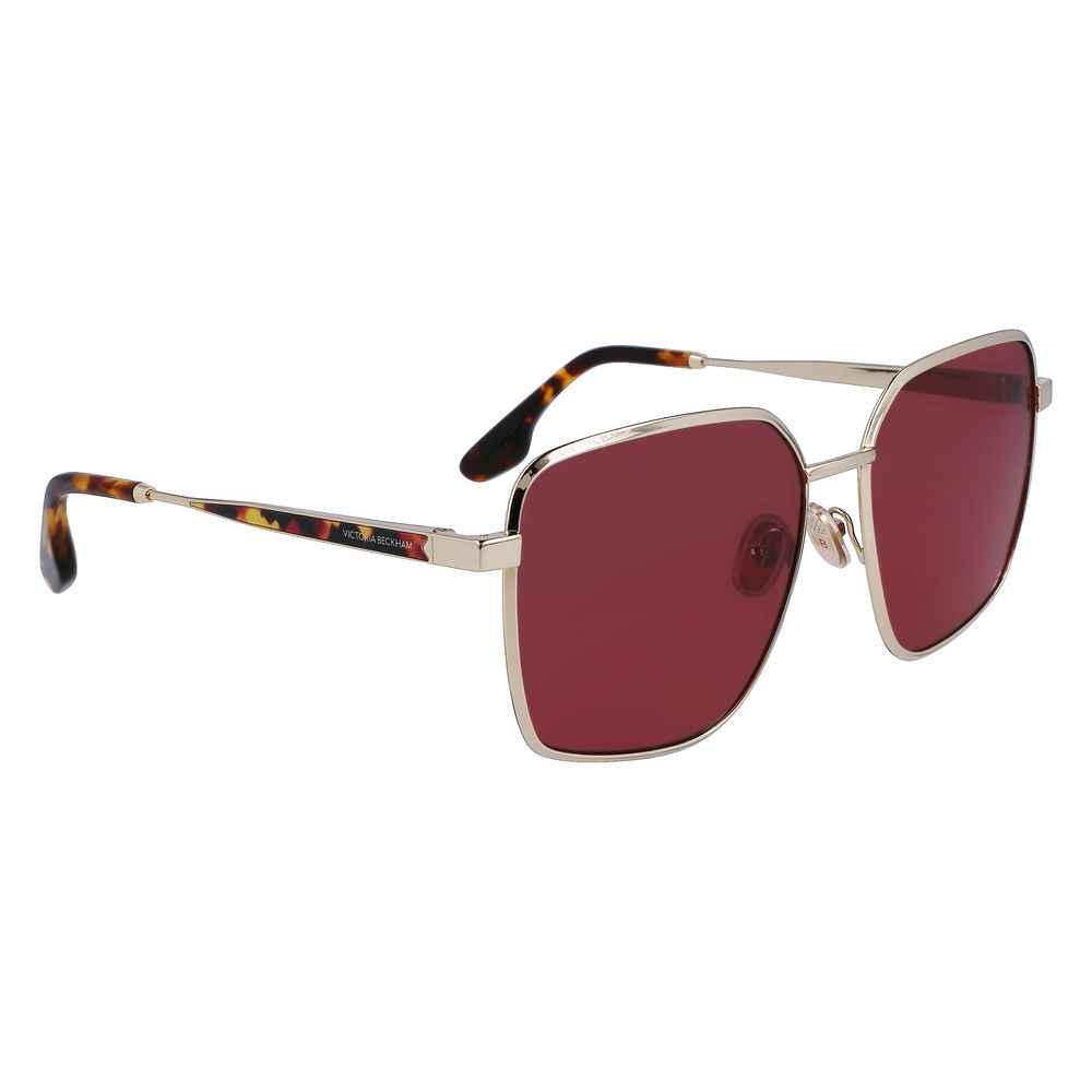 Victoria Beckham Gold Metal Sunglasses
