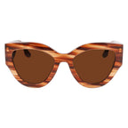 Victoria Beckham Brown Acetate Sunglasses