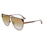 Victoria Beckham Brown Metal Sunglasses