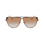 Victoria Beckham Brown Metal Sunglasses