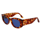 Victoria Beckham Brown Acetate Sunglasses