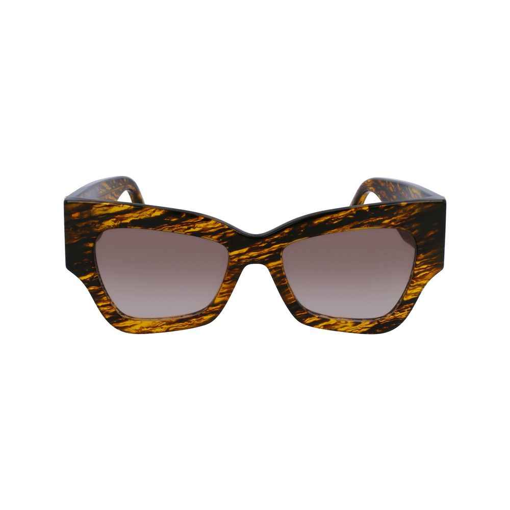 Victoria Beckham Brown Acetate Sunglasses