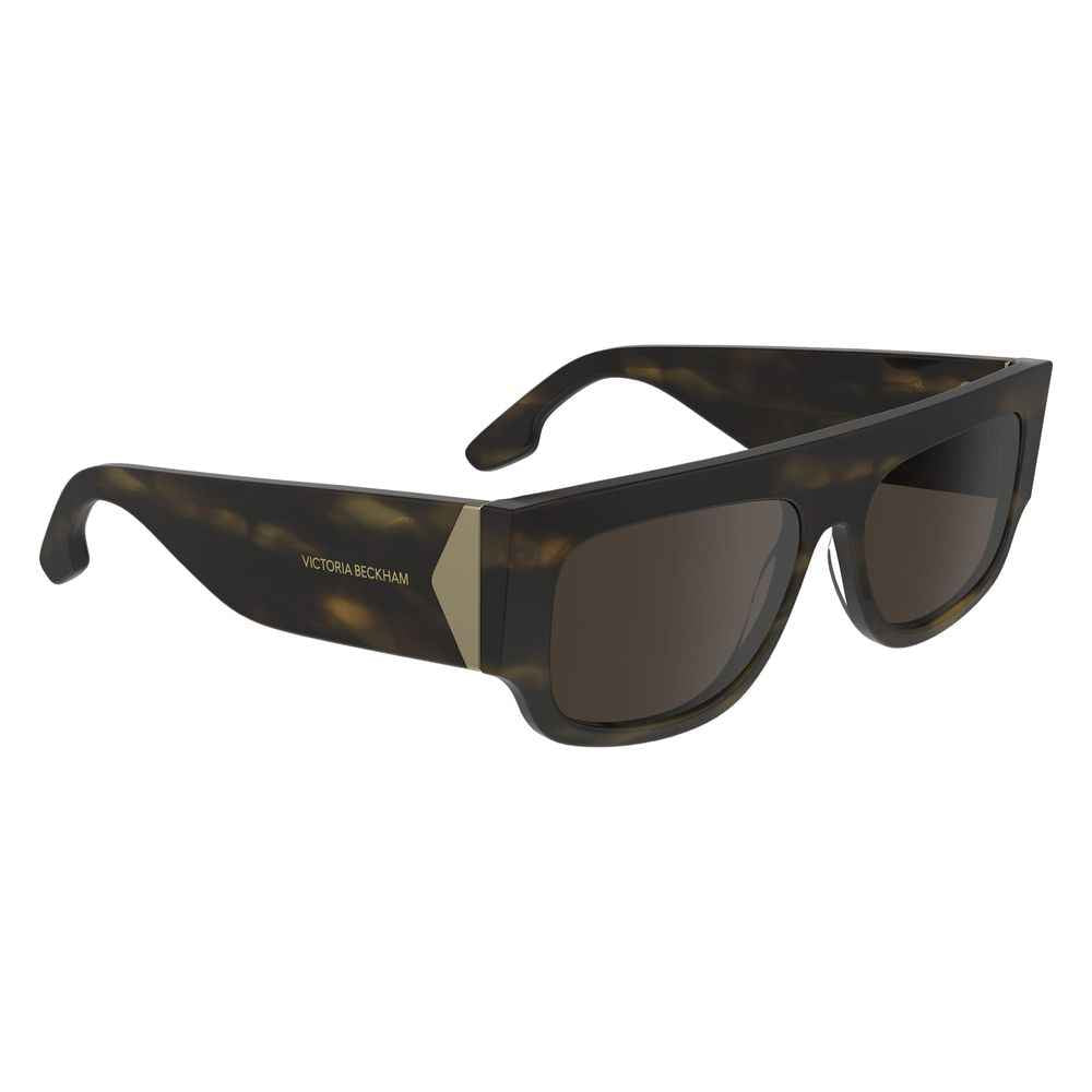 Victoria Beckham Brown Acetate Sunglasses