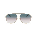 Victoria Beckham Gold Metal Sunglasses