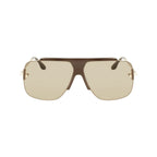 Victoria Beckham Brown Acetate Sunglasses