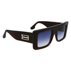 Victoria Beckham Brown Acetate Sunglasses