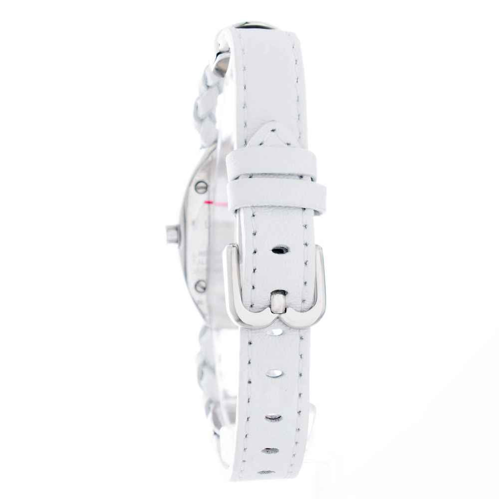 Laura Biagiotti White Leather Dress Watch