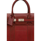Brunello Cucinelli Bordeaux Calf Leather Bos Taurus Luggage And Travel