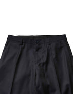 Dolce & Gabbana Black Wool Single Breasted Men 2 Piece Suit
