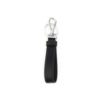 Prada Black Stainless Steel Keychain