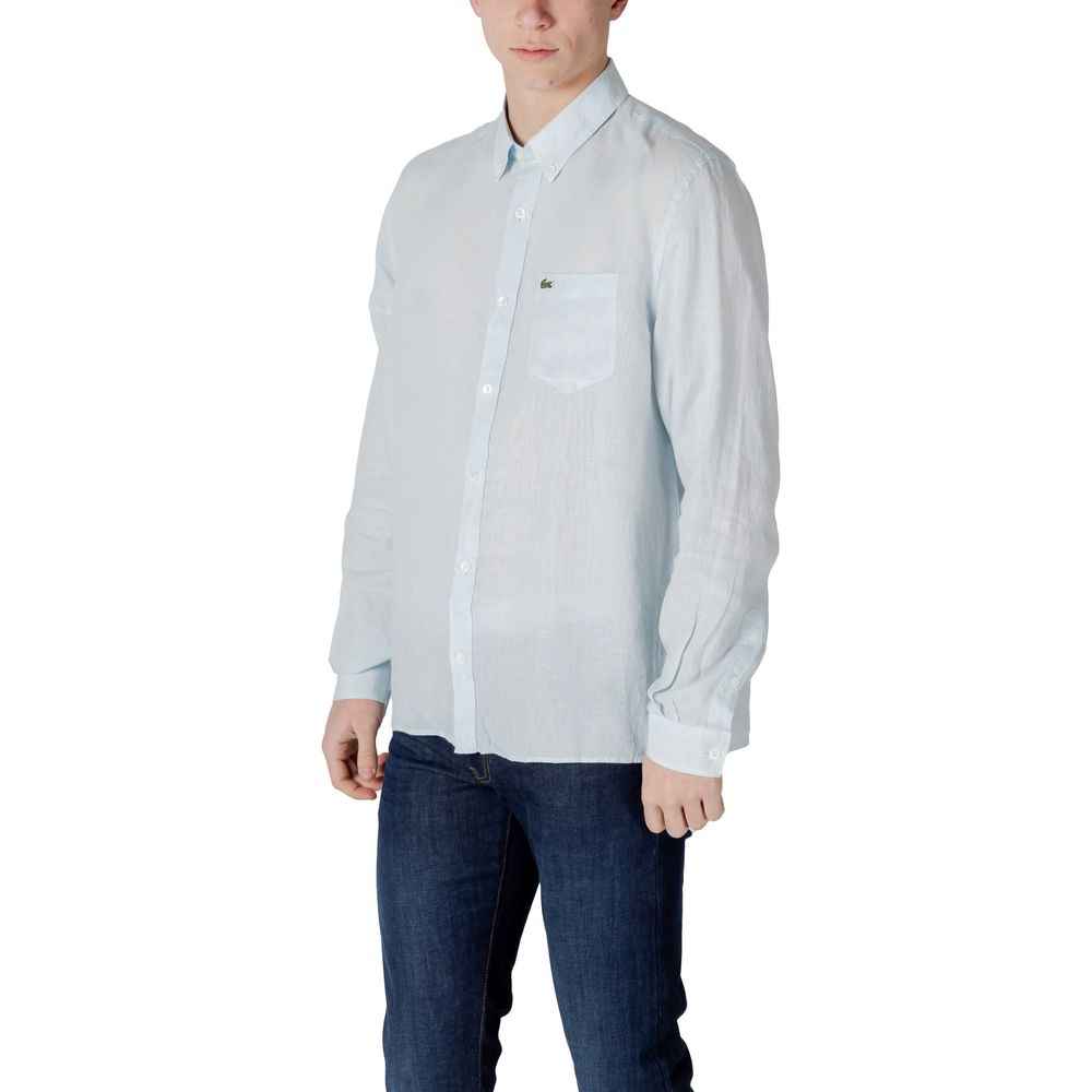 Lacoste Blue Linen Shirt