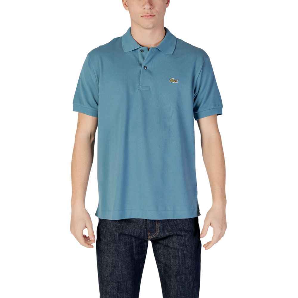 Lacoste Blue Cotton Polo Shirt