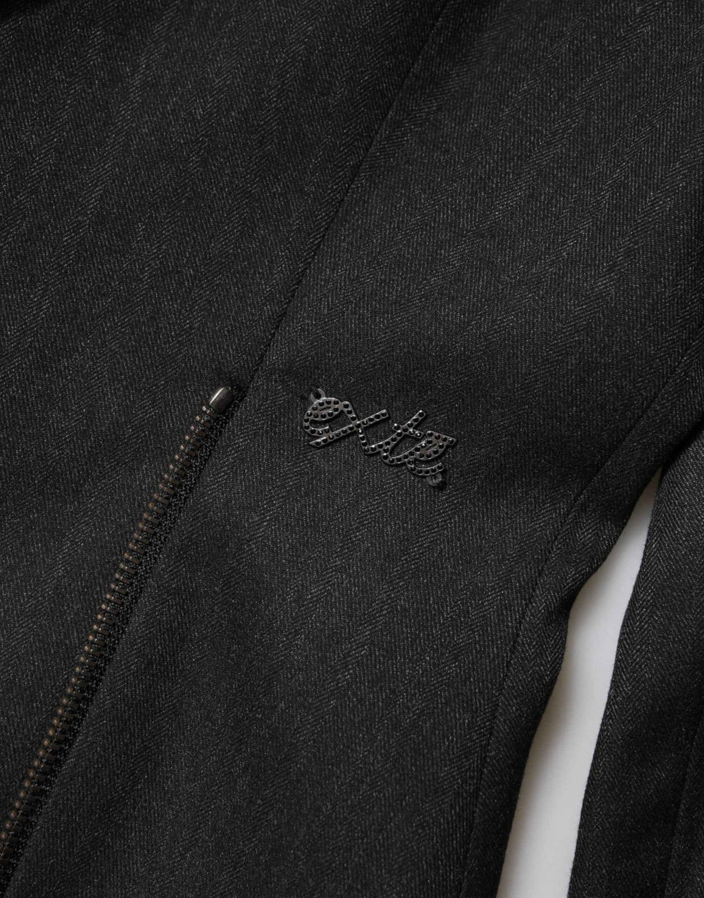 Exte Black Double Breasted Pants Blazer Jacket 2 Piece Suit