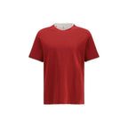 Brunello Cucinelli Multicolor Cotton T-Shirt