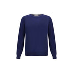 Brunello Cucinelli Blue Wool Oves Aries Sweatshirt