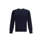 Brunello Cucinelli Blue Cotton Sweatshirt