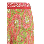 Etro Multicolor Polyester Pants
