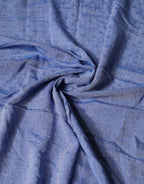 Dolce & Gabbana Blue Lace Stole Cotton Neck Wrap Shawl Scarf