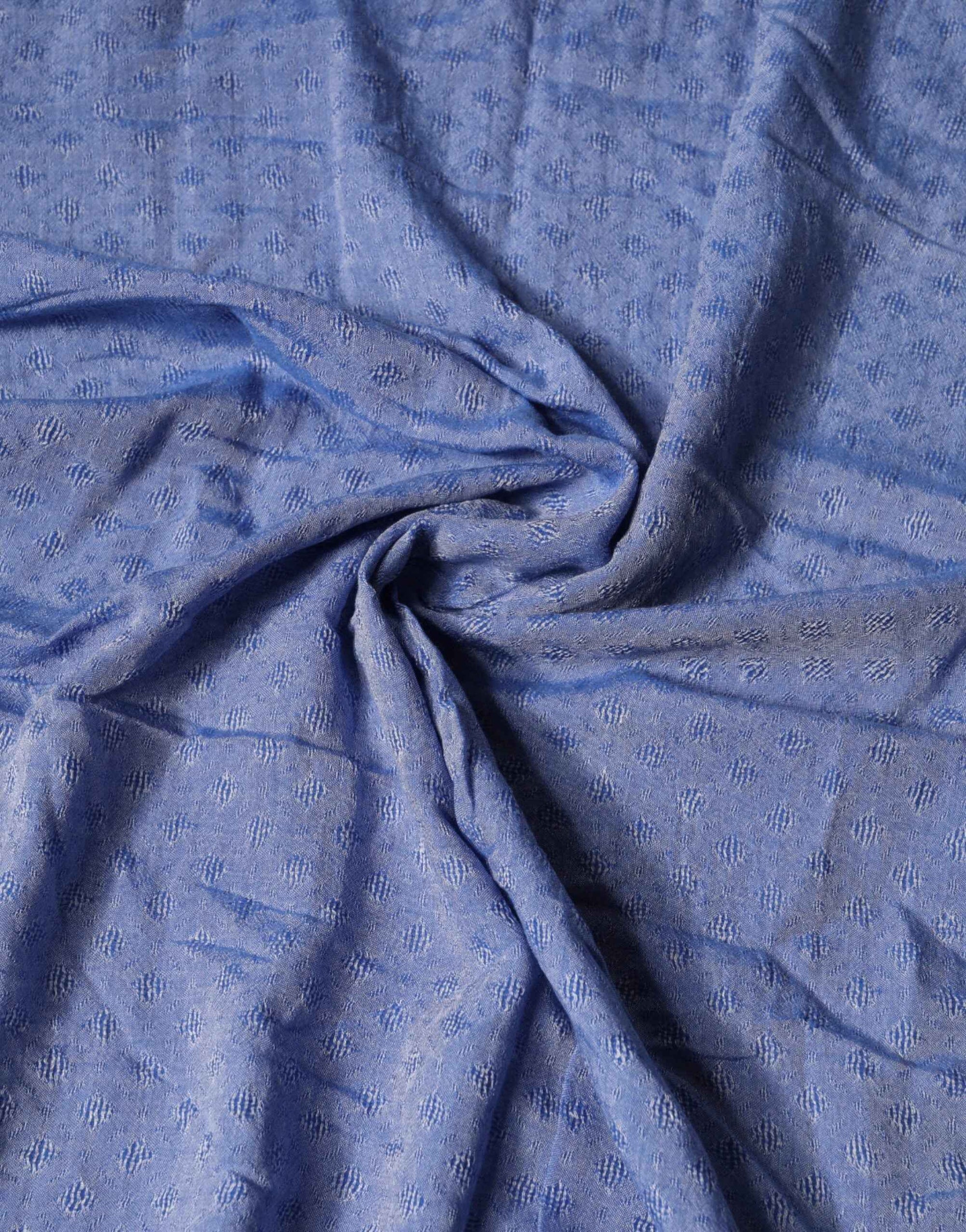 Dolce & Gabbana Blue Lace Stole Cotton Neck Wrap Shawl Scarf
