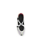 The Attico Silver Polyurethane Ballet Flats