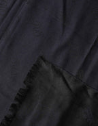 Dolce & Gabbana Black Lace Stole Silk NeckWrap Shawl Scarf