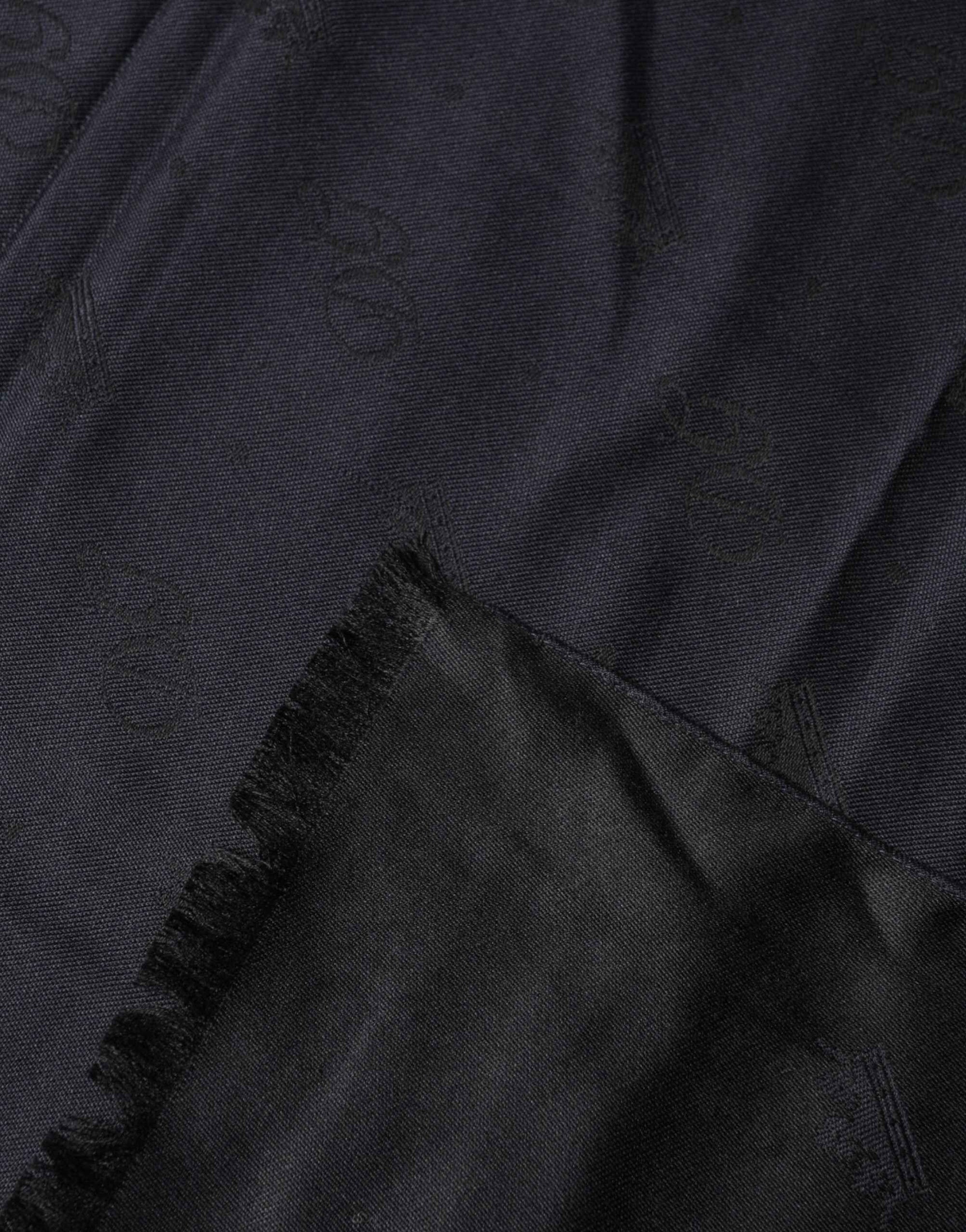 Dolce & Gabbana Black Lace Stole Silk NeckWrap Shawl Scarf