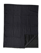 Dolce & Gabbana Black Lace Stole Silk NeckWrap Shawl Scarf