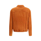 Brunello Cucinelli Multicolor Calf Leather Bos Taurus Leather Jacket