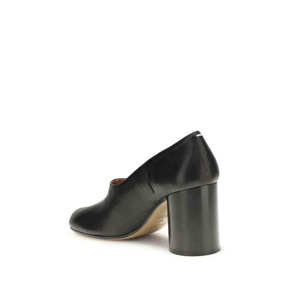Maison Margiela Black Calf Leather Bos Taurus Platform Pumps
