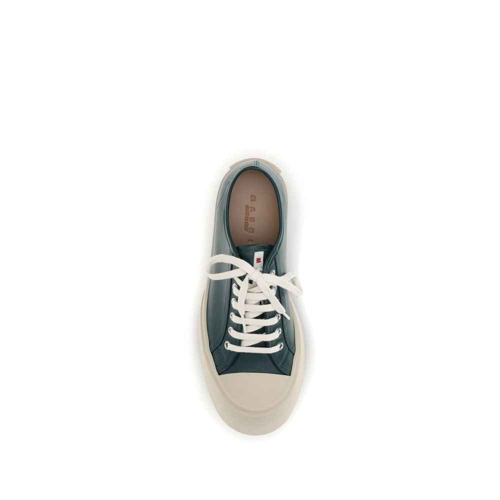 Marni Black Napa Leather / Calf Bos Taurus Chunky Sneakers