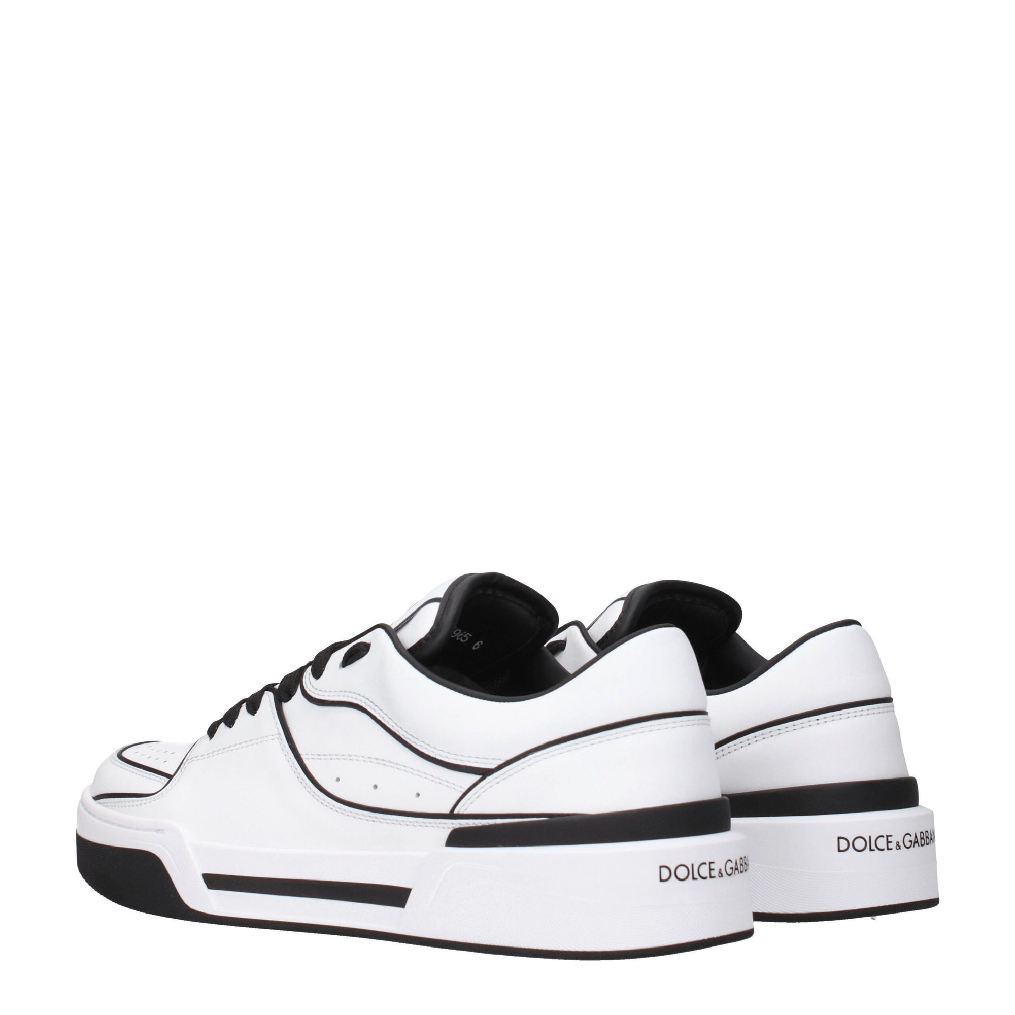 Dolce & Gabbana White Leather Sneakers