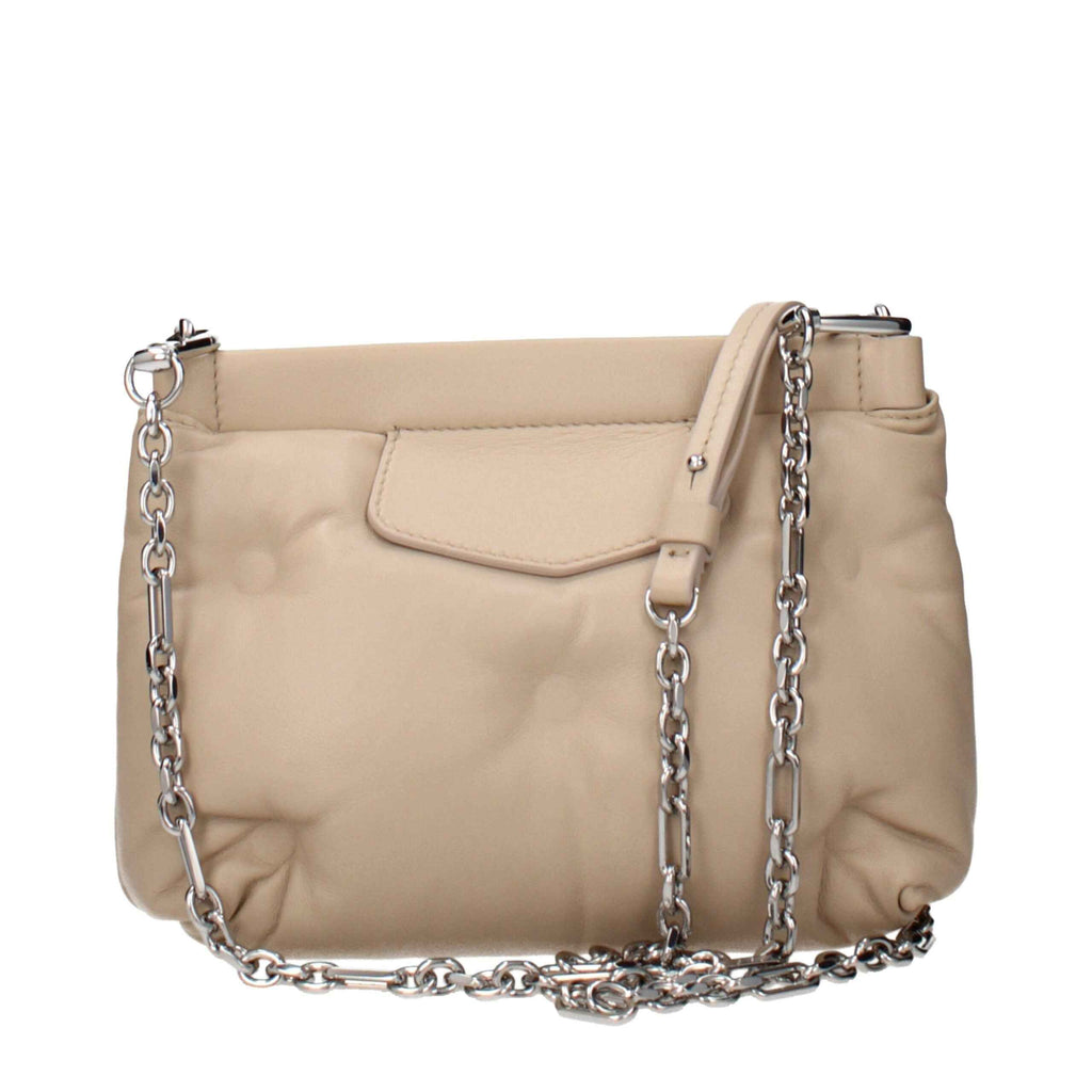 Maison Margiela Beige Leather Crossbody Bag