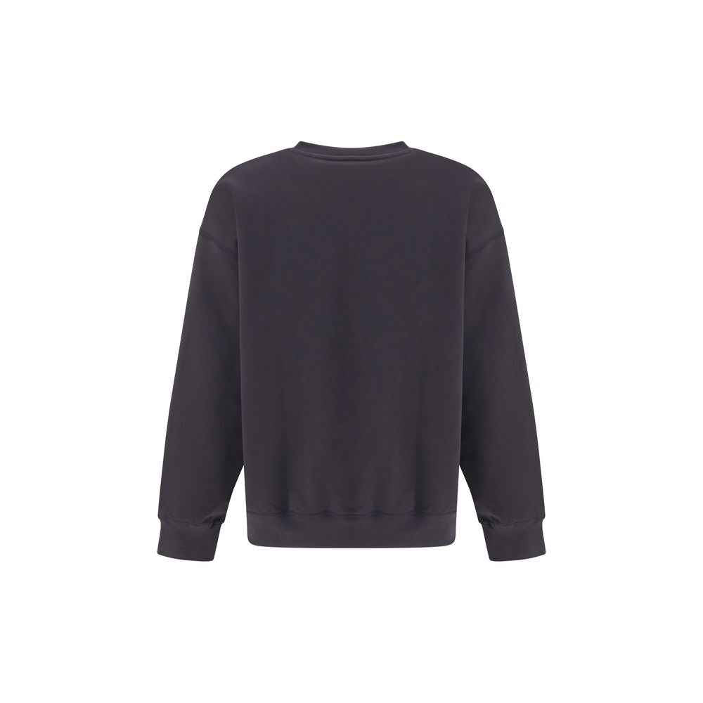 Ganni Black Cotton Sweatshirt