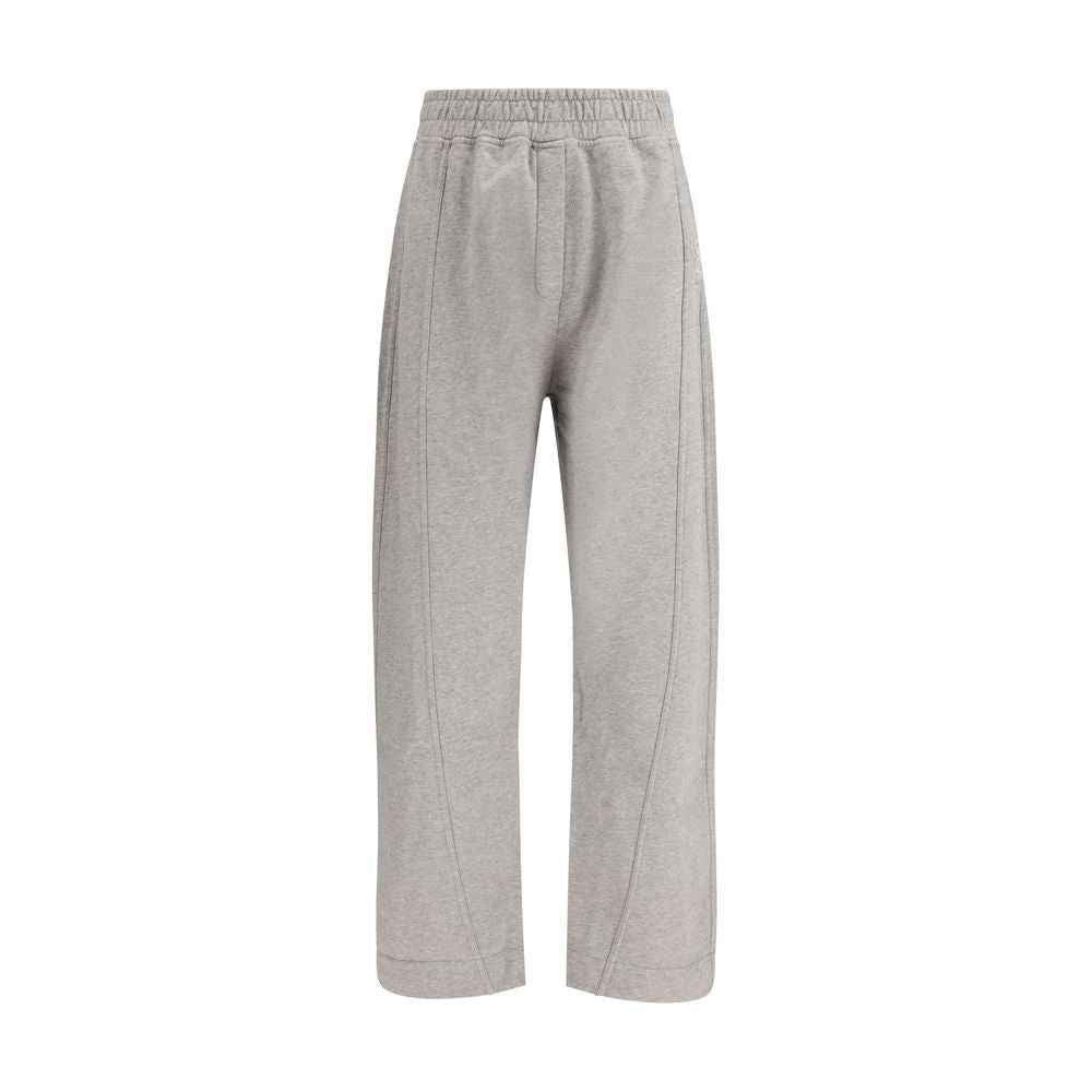 Ganni Gray Cotton Casual Pants