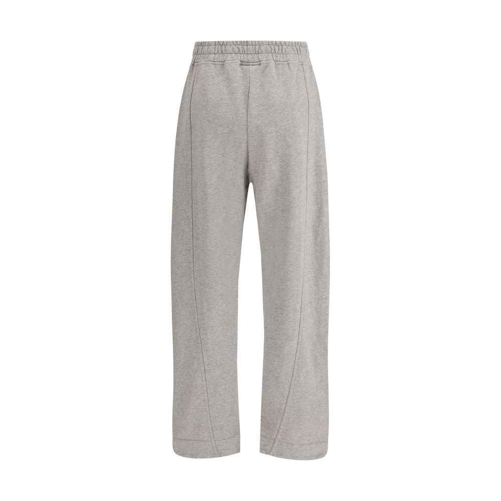 Ganni Gray Cotton Casual Pants