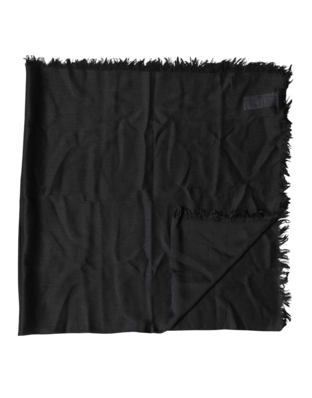 Dolce & Gabbana Black Lace Stole Neck Wrap Shawl Scarf