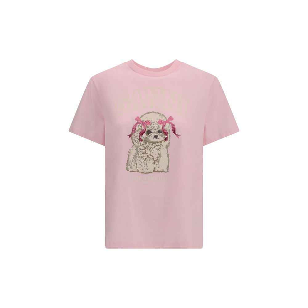 Ganni Multicolor Cotton T-Shirt