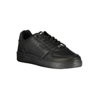 Gas Black Polyurethane Men's Sneaker