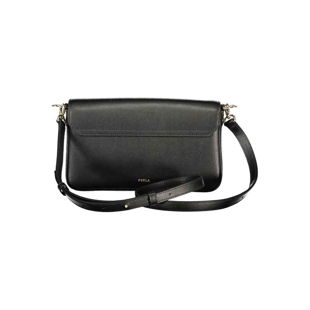Furla Nero Leather Women Handbag