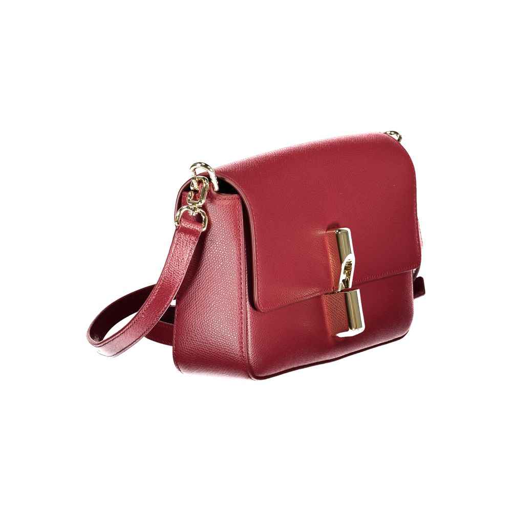 Furla Rosso Leather Women Handbag