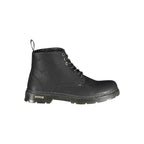 Gas Black Polyurethane Men Ankle Boot