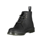 Gas Black Polyurethane Men Ankle Boot