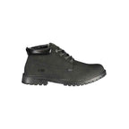 Gas Black Polyurethane Men Ankle Boot
