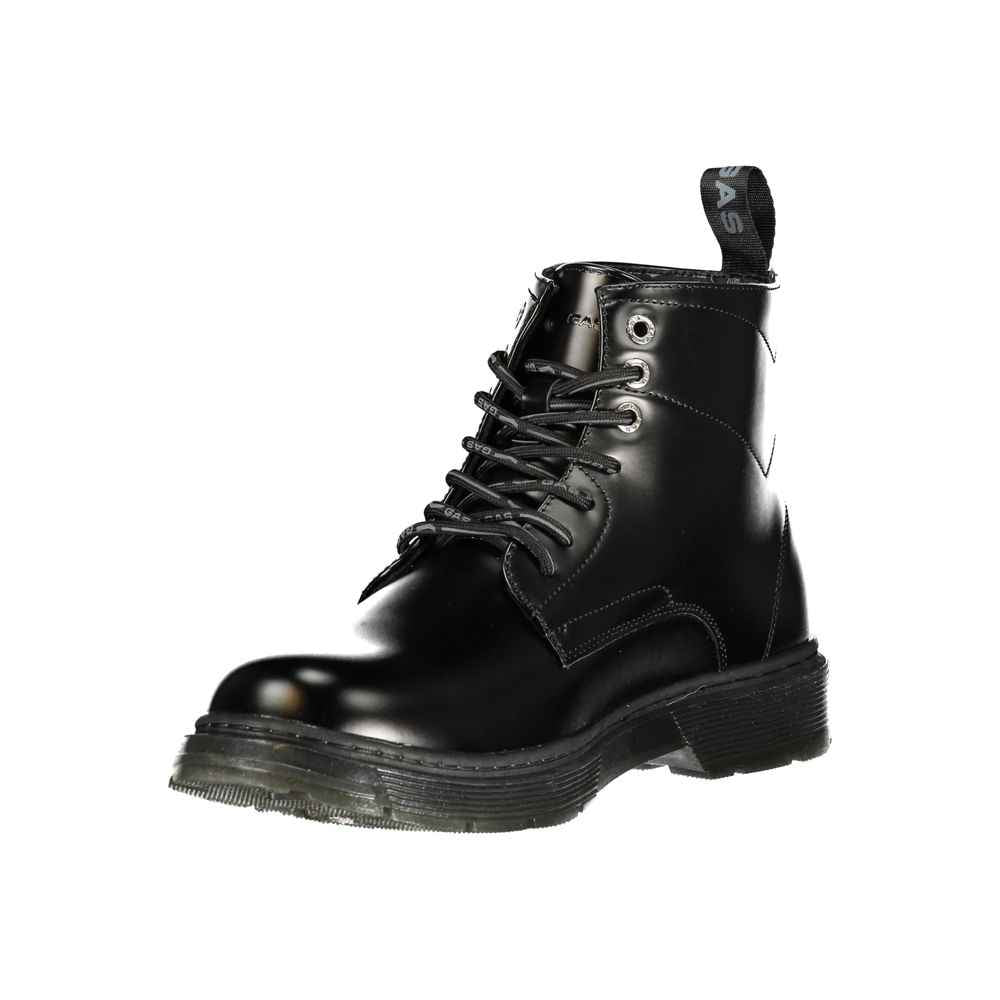 Gas Nero Poliestere Men Ankle Boot